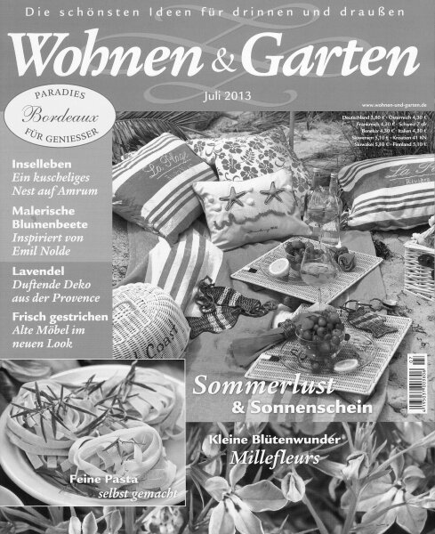 Keramikdesign Lisa Liesges-Zeitungsberichte Wohnen und Garten 2013